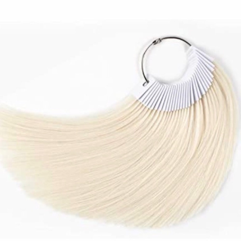 TOFAFA HAIR COLOR SWATCH RING PLATINUM BLONDE 30pcs- NEW